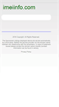 Mobile Screenshot of imeiinfo.com